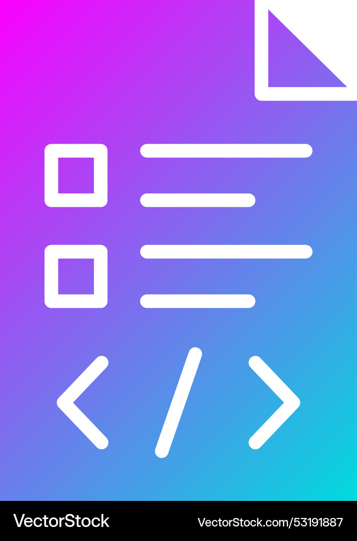 Script icon design Vector Image