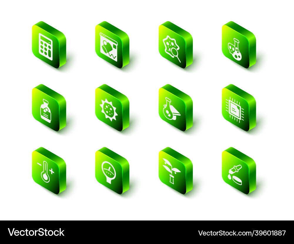 Set data visualisation microorganisms under Set data visualisation microorganisms under vector image