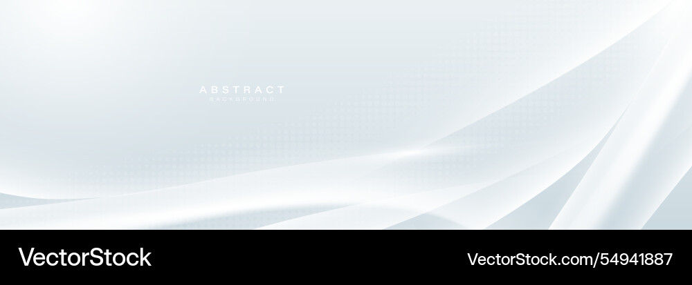 Soft white abstract background with smooth curves Soft white abstract background with smooth curves vector image