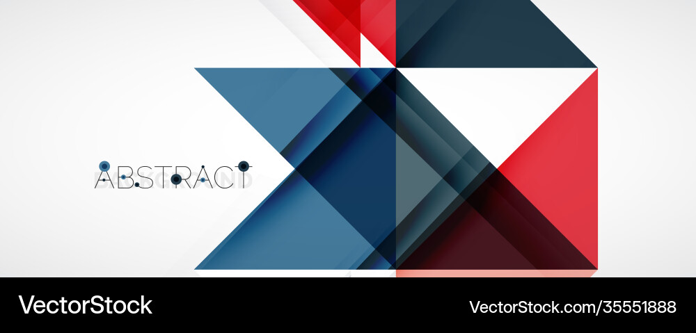 Geometric abstract background techno color Vector Image