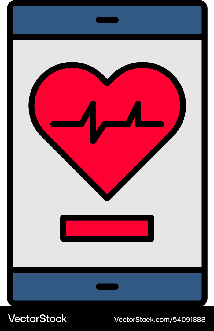 Graph line filled icon design vector image