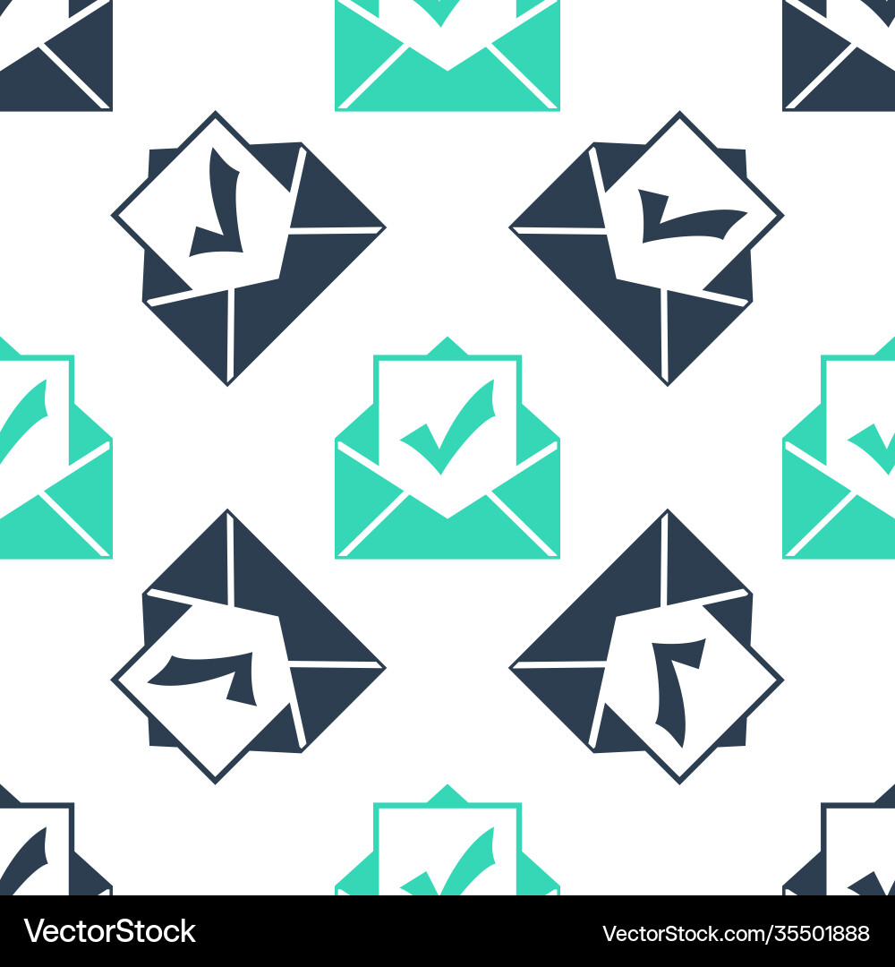 Green envelope with document and check mark icon Green envelope with document and check mark icon vector image