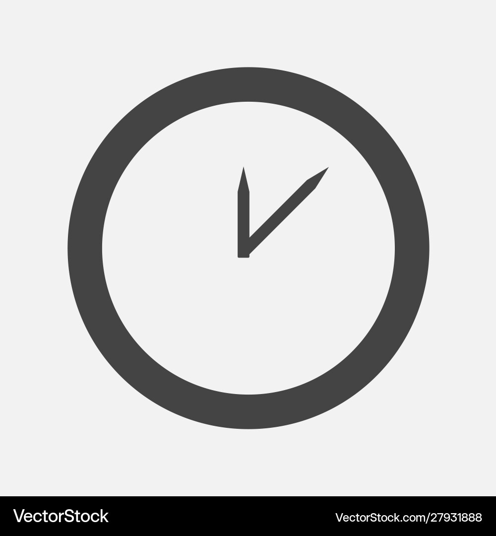 Image a clock vector image