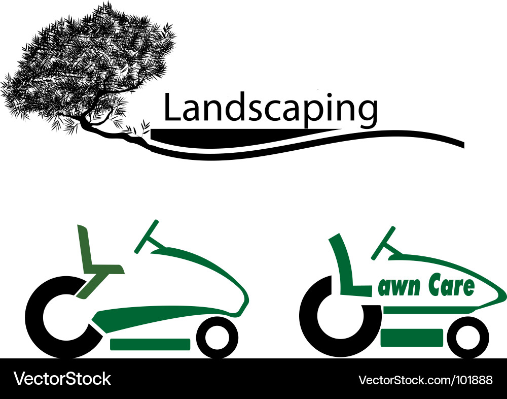 Lawn Care Logo vector image