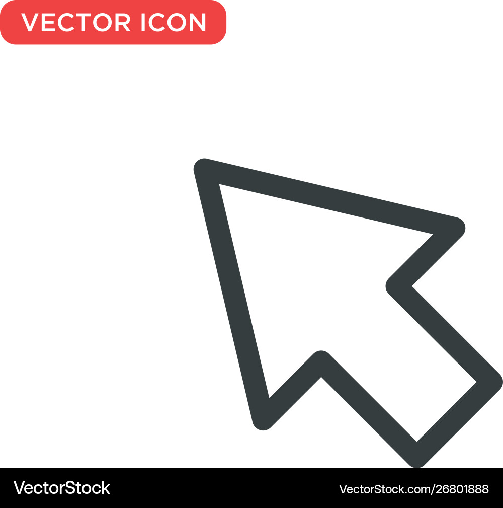 Pointer Cursor Icon Design Pointer Cursor Icon Design vektorbild