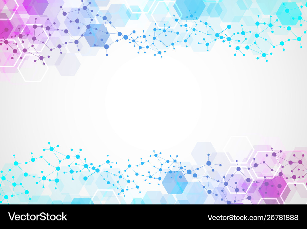 Science network pattern connecting lines and dots Science network pattern connecting lines and dots vector image