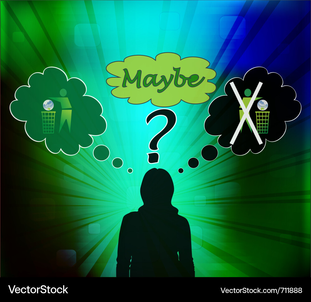 Thought pattern Vector Image