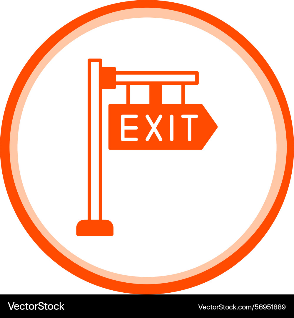 Exit icon Vector Image