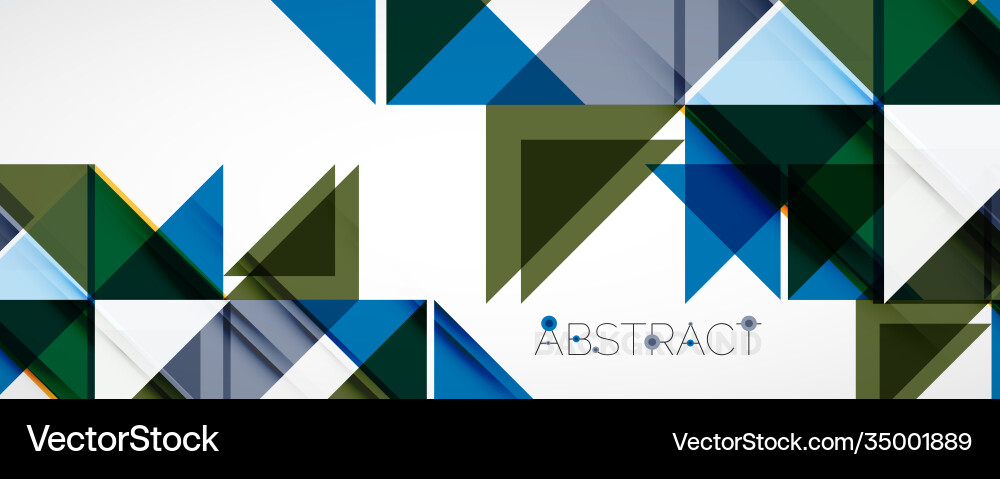 Geometric abstract background techno color Vector Image