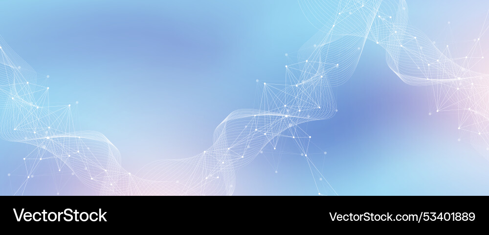 Global network connection banner design template Global network connection banner design template vector image