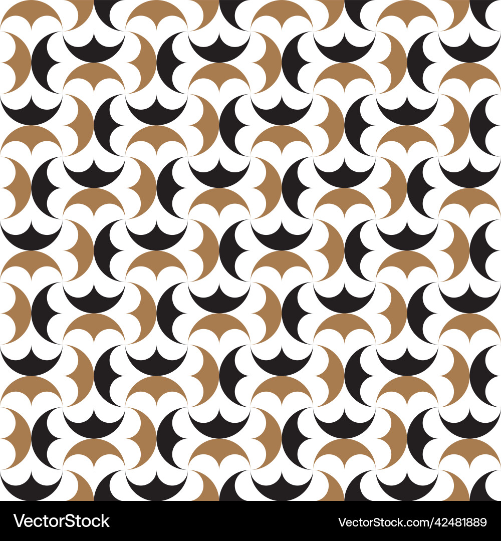 Modern repeating seamless pattern of repeat round Modern repeating seamless pattern of repeat round vector image