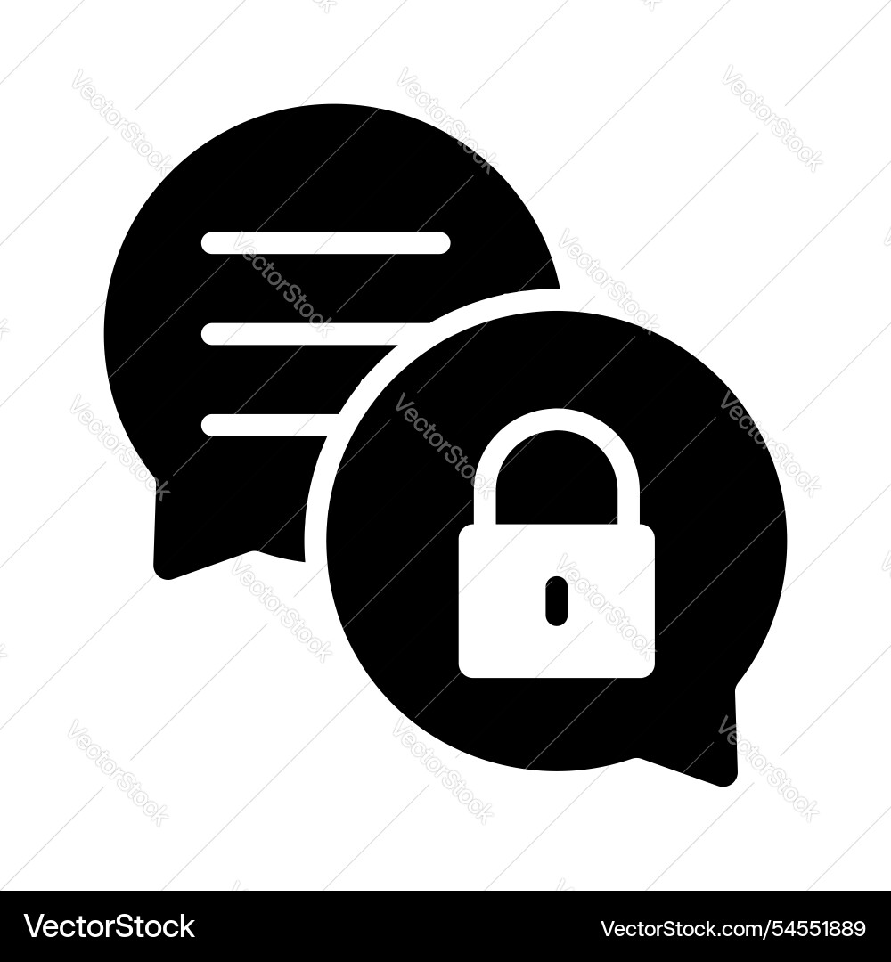Secure communication vector image