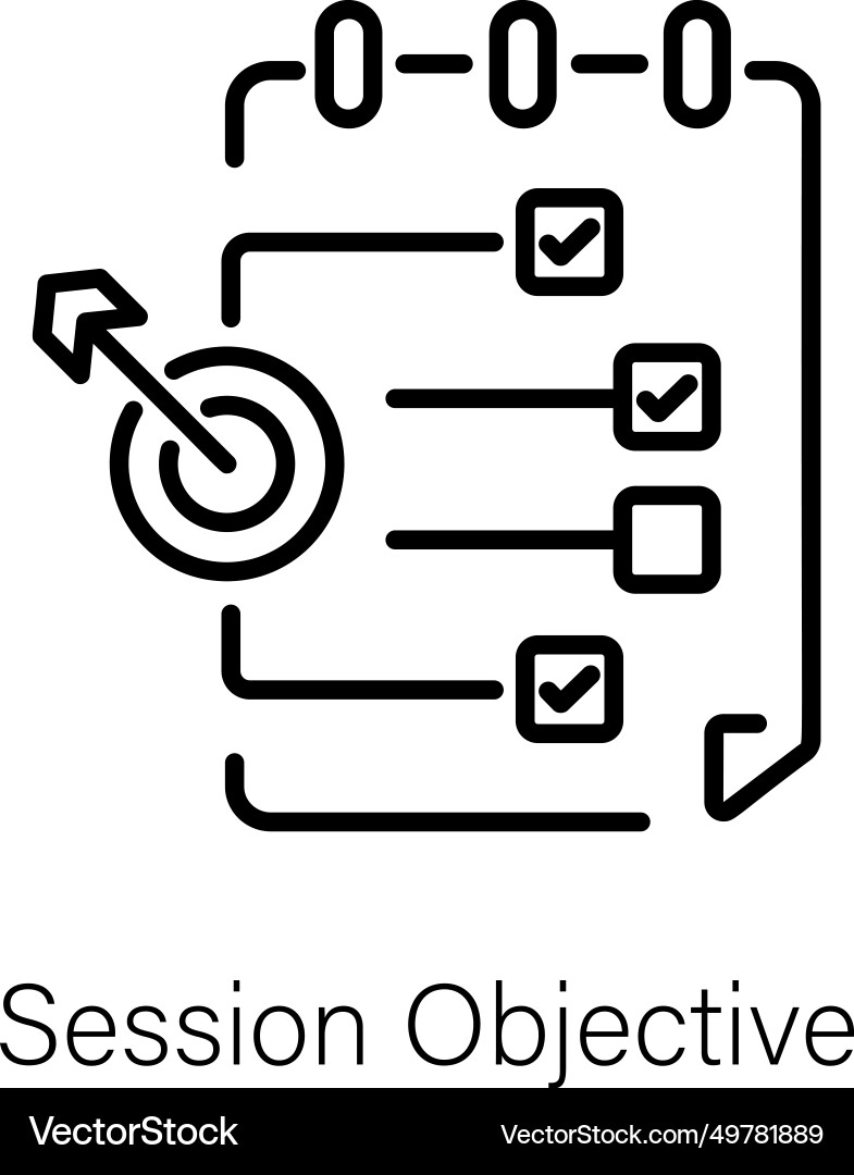 Session objective vector image