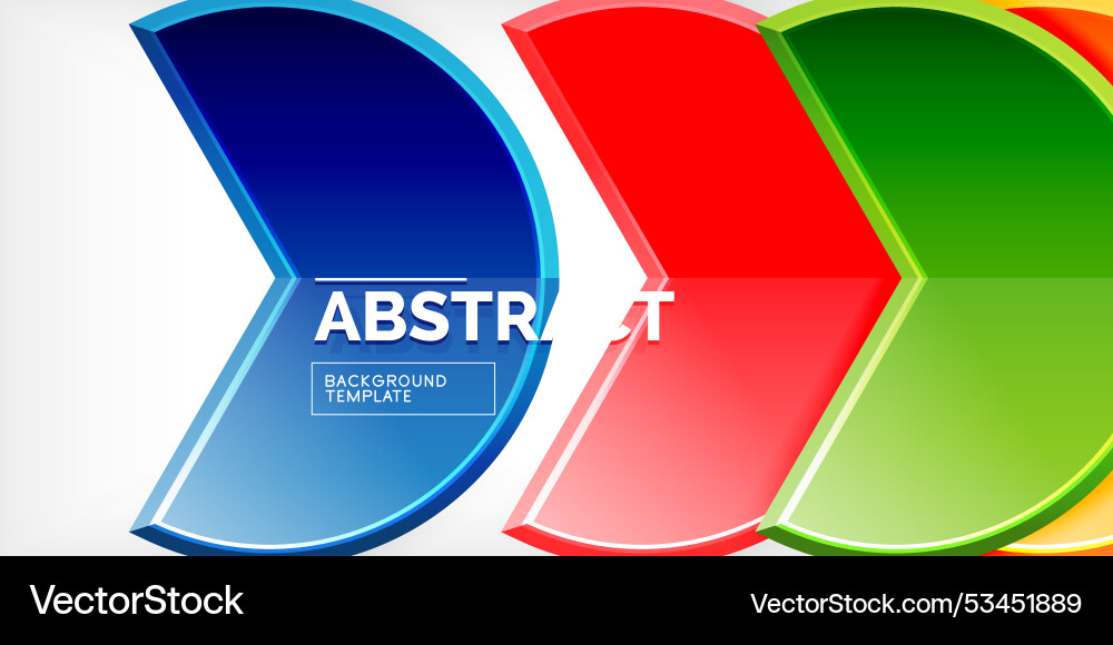 Trendy round shapes with triangular angle design Trendy round shapes with triangular angle design vector image