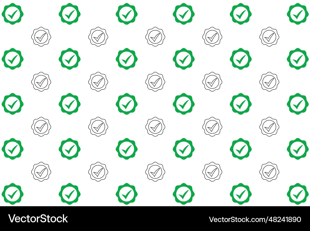 Abstract approve pattern background Abstract approve pattern background vector image