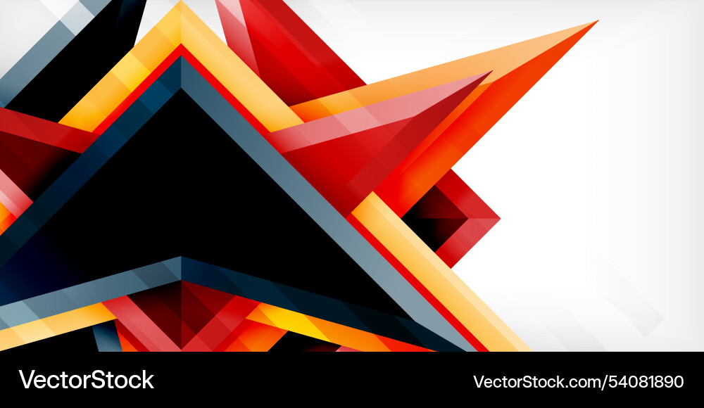 Abstract background color triangles and arrows Abstract background color triangles and arrows Vector Image