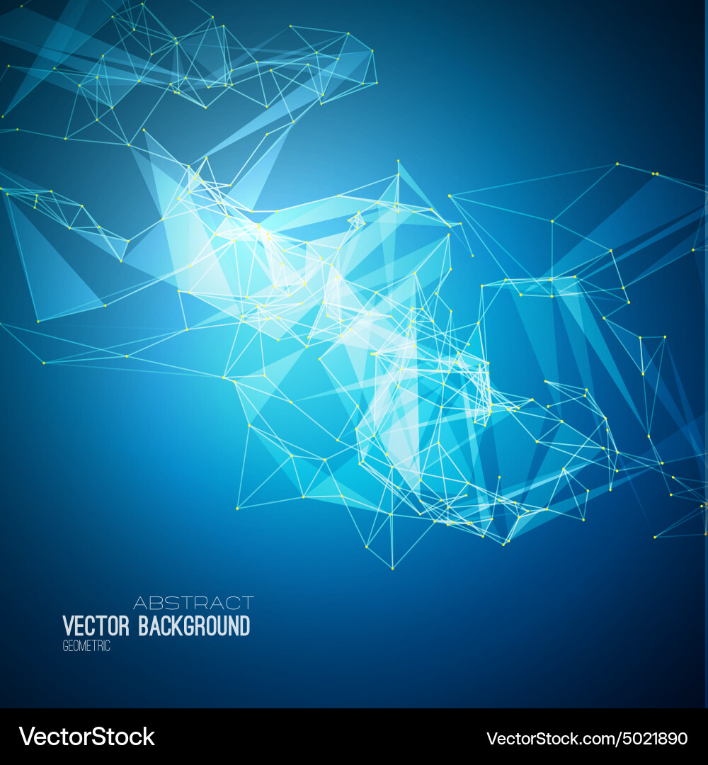 Abstract geometric background design Vector Image