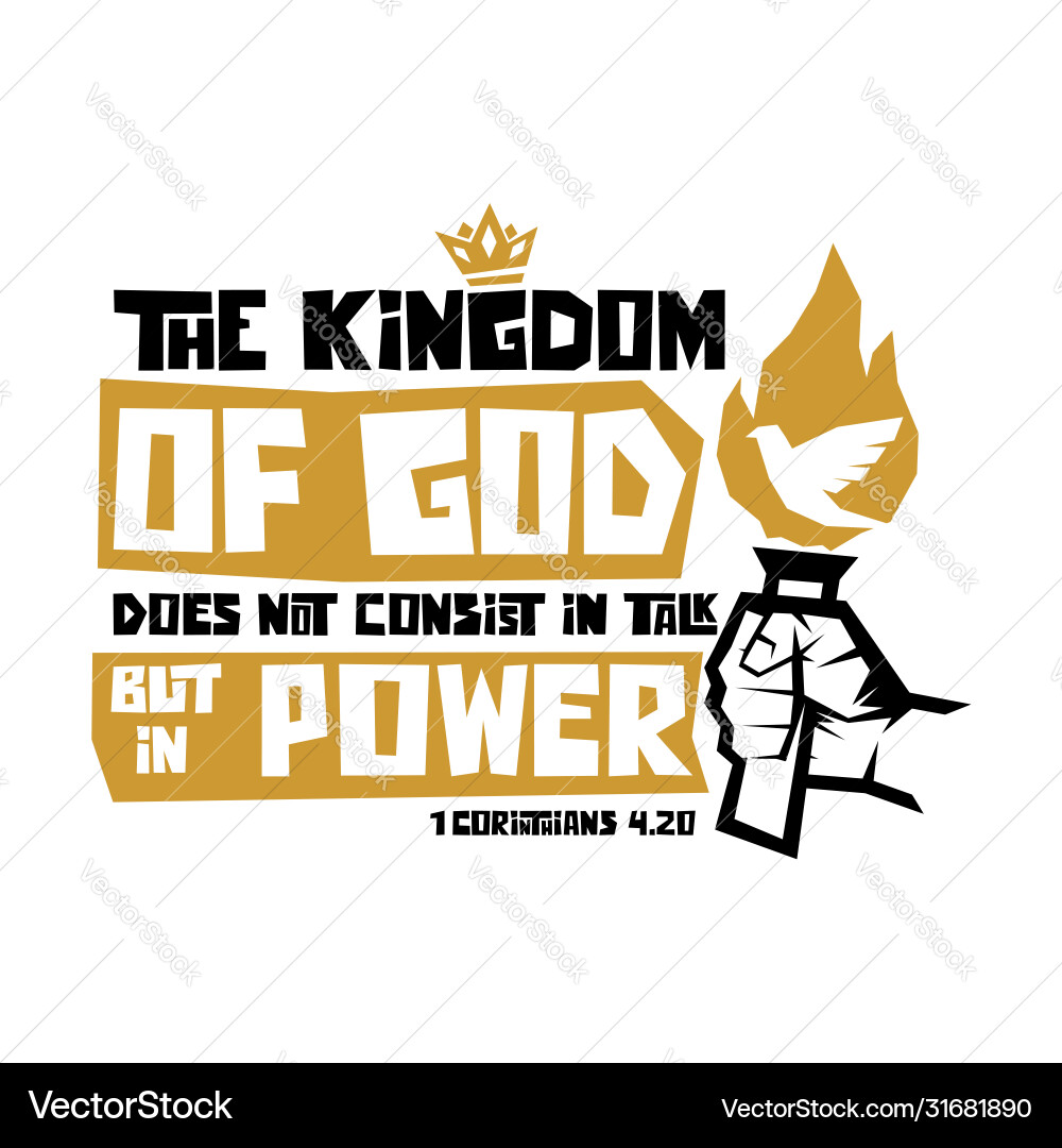 Christian typography lettering Royalty Free Vector Image