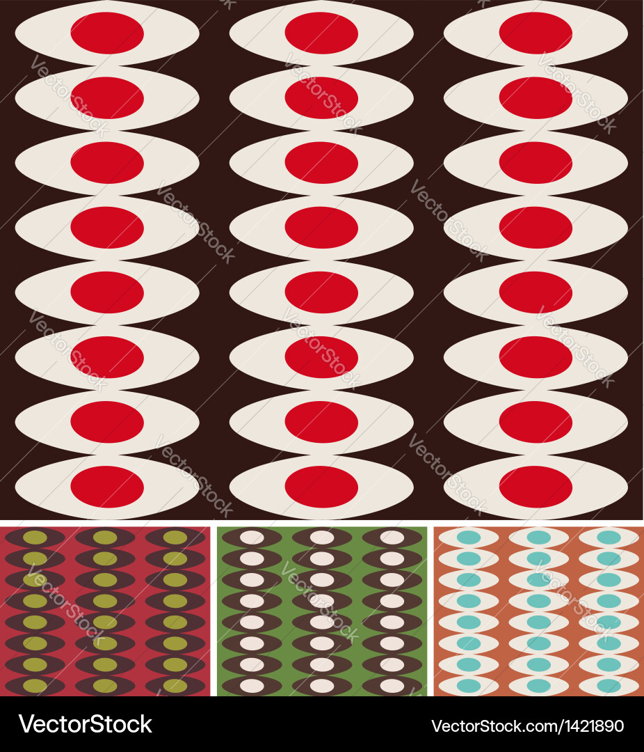Circles pattern vector image