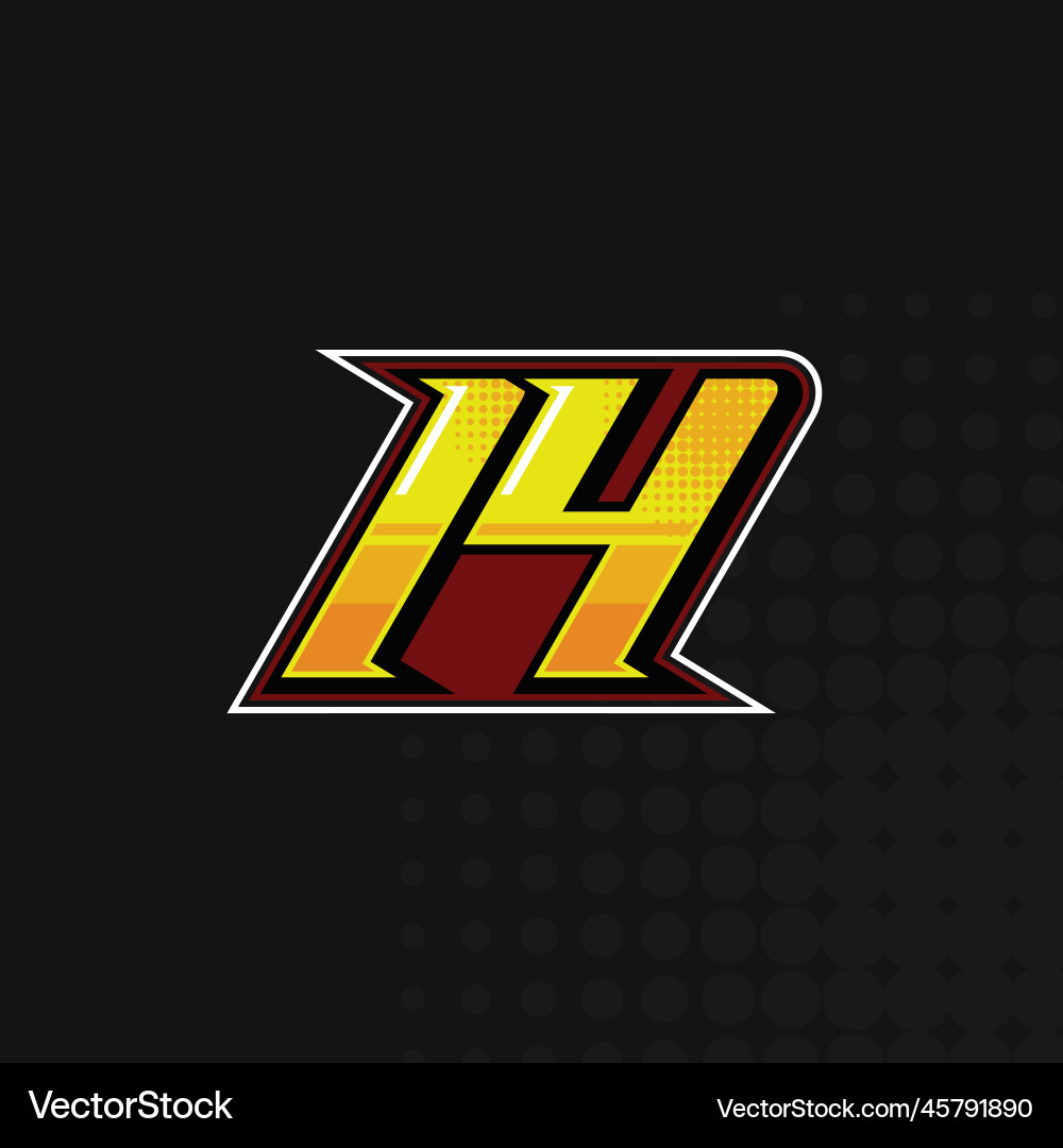 Race number 14 logo design Race number 14 logo design vector image