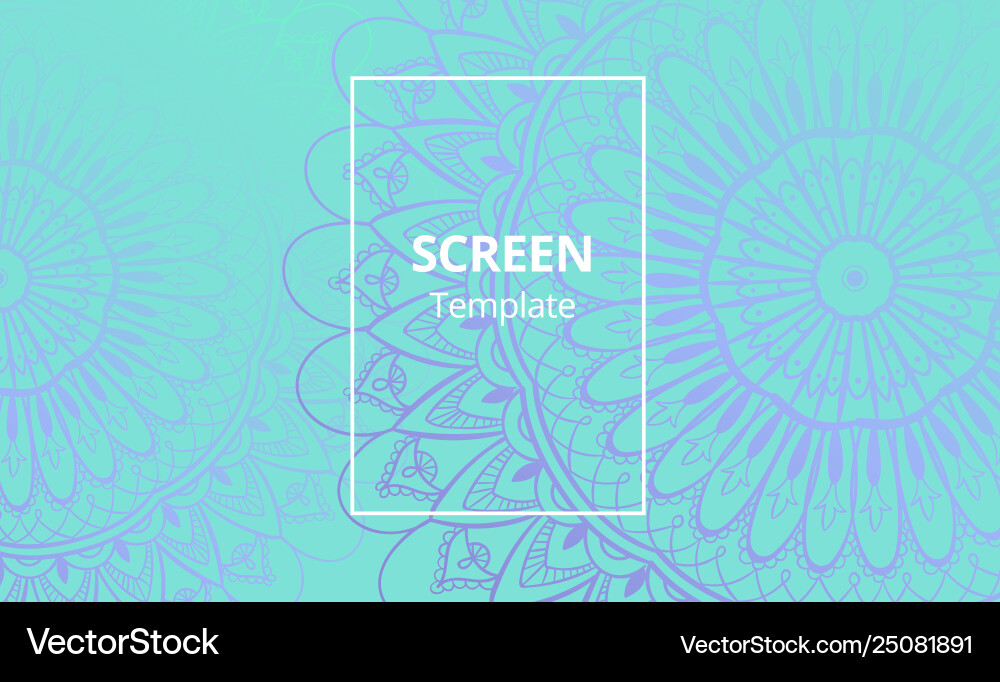 Computer screen design template with sofisticated Computer screen design template with sofisticated vector image