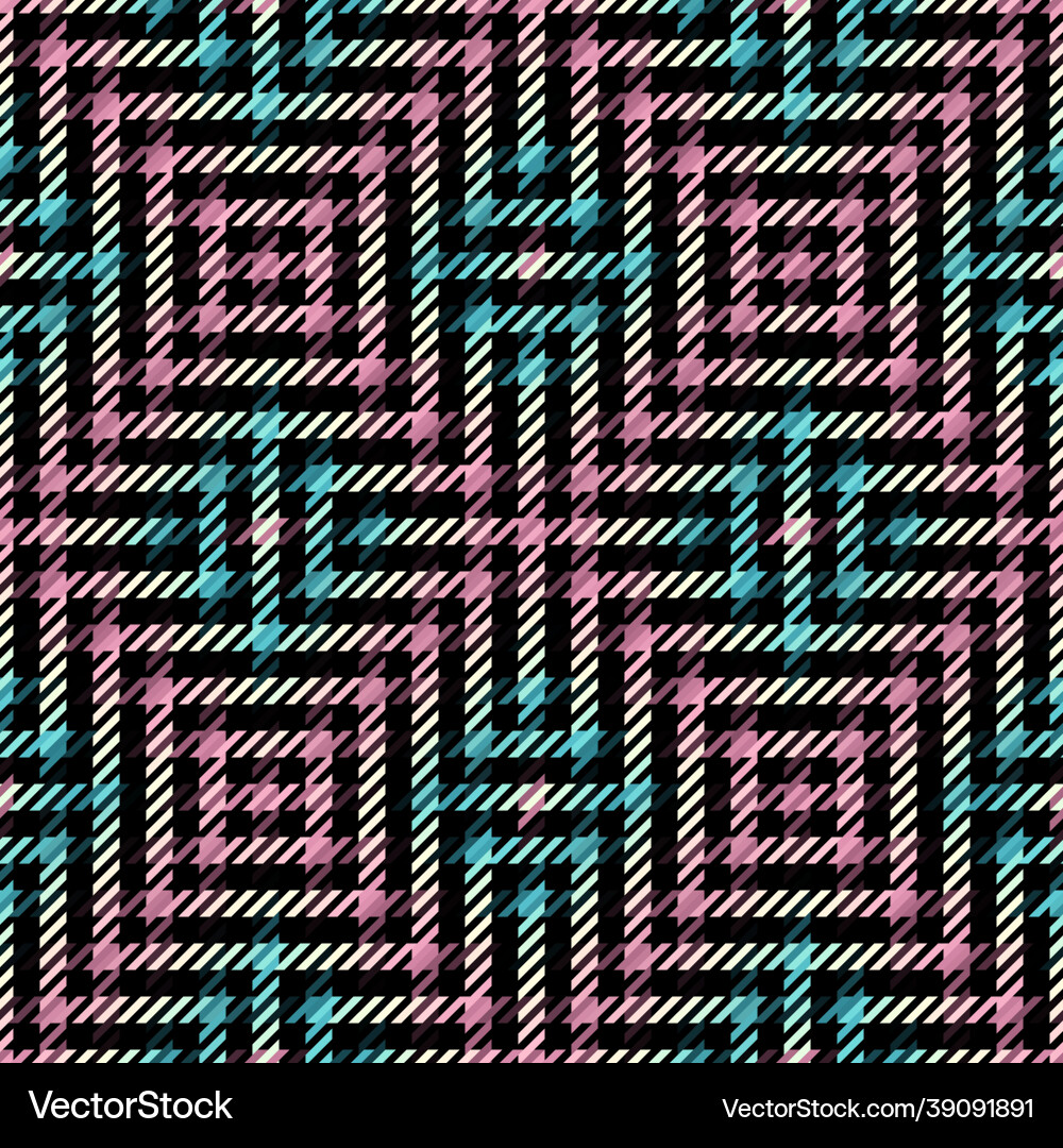 Geometric abstract pattern in low poly style Vector Image