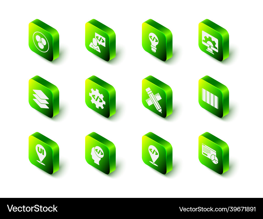 Set front end development web color palette Set front end development web color palette Vector Image