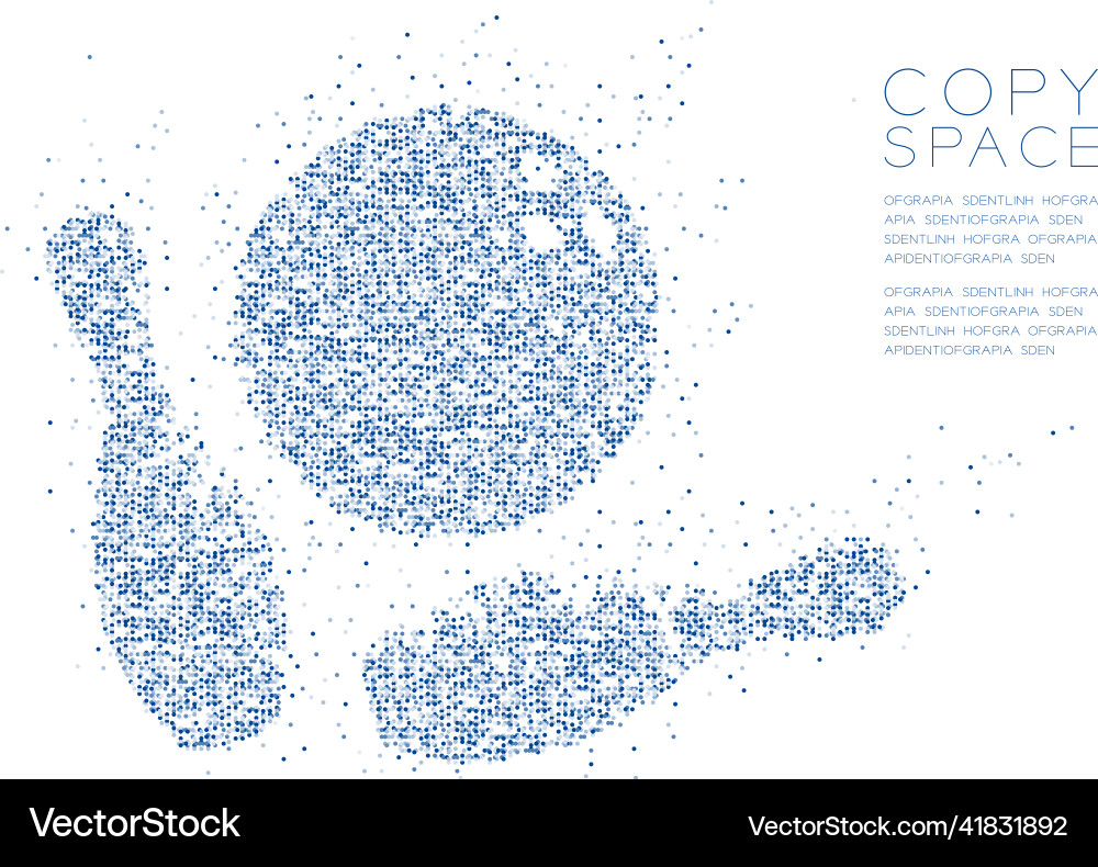 Abstract geometric circle dot molecule particle Abstract geometric circle dot molecule particle Vector Image