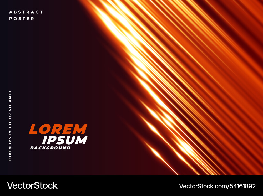 Abstract glowing lines background design vector image