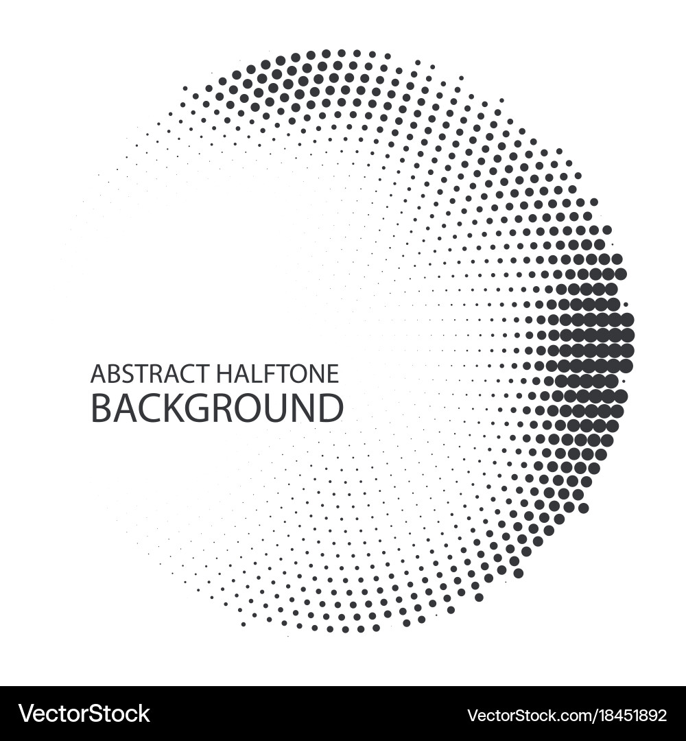 Abstract halftone background Vector Image
