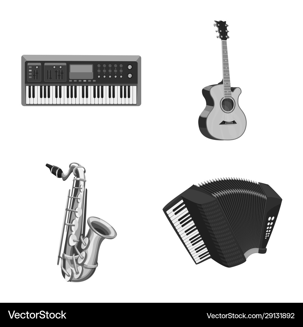 Isolated object music and tune icon set Isolated object music and tune icon set vector image