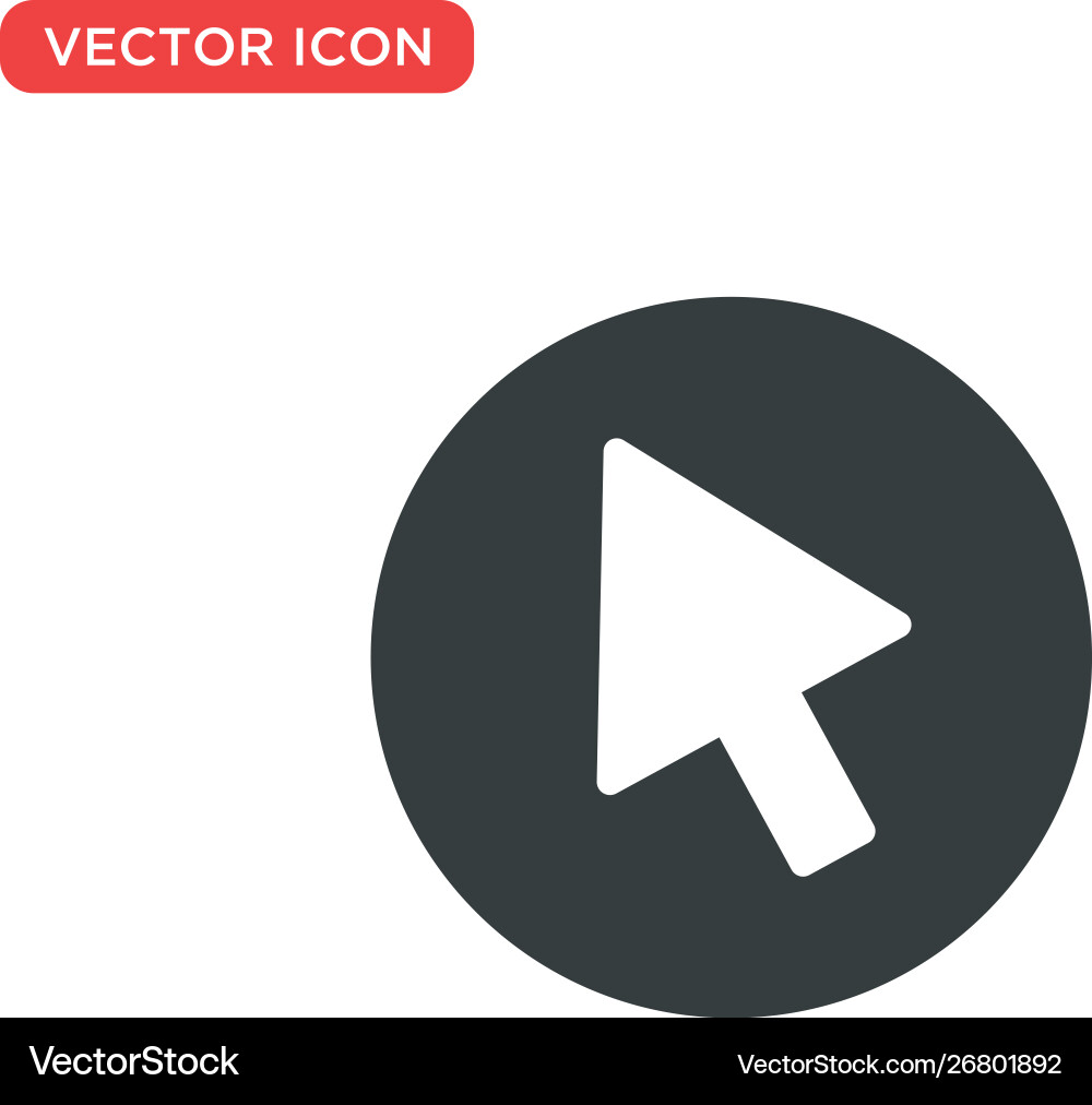 Pointer Cursor Icon Design Pointer Cursor Icon Design vektorbild