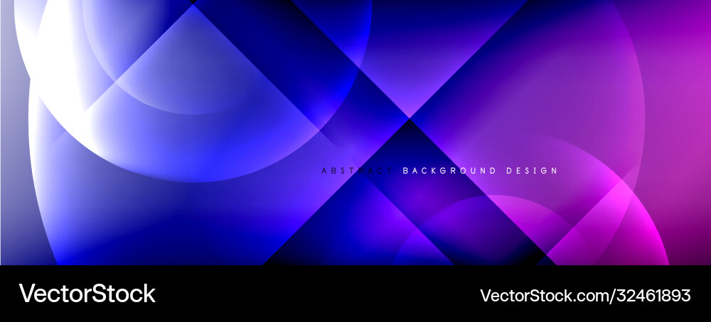Abstract background - circle and cross Vector Image