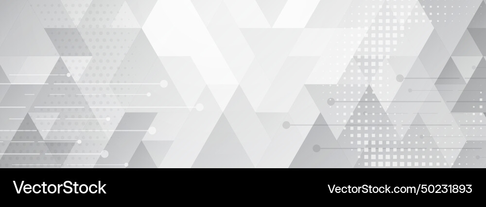 Abstract background of lines shapes and dots vector image