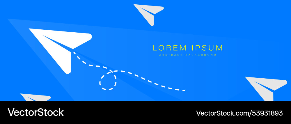 Abstract background with paper plane shapes Abstract background with paper plane shapes vector image