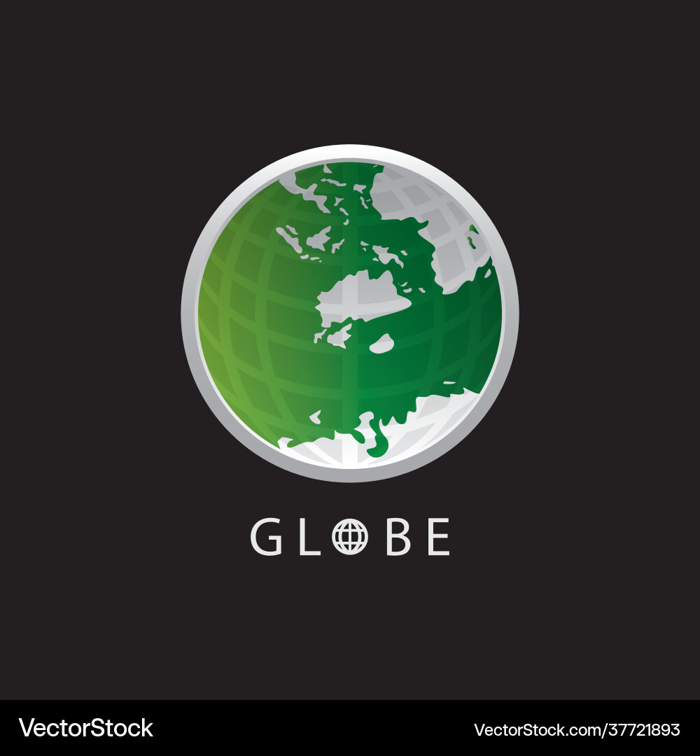 Globe Karte runde Erdlogo Bilder Globen Globe Karte runde Erdlogo Bilder Globen vektorbild