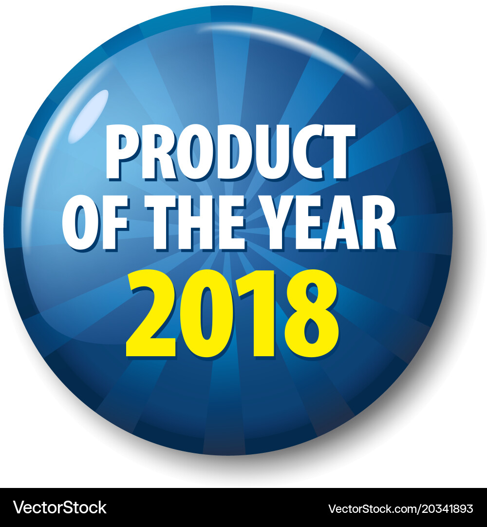 Produkt des Jahres Award Button Vektorbild