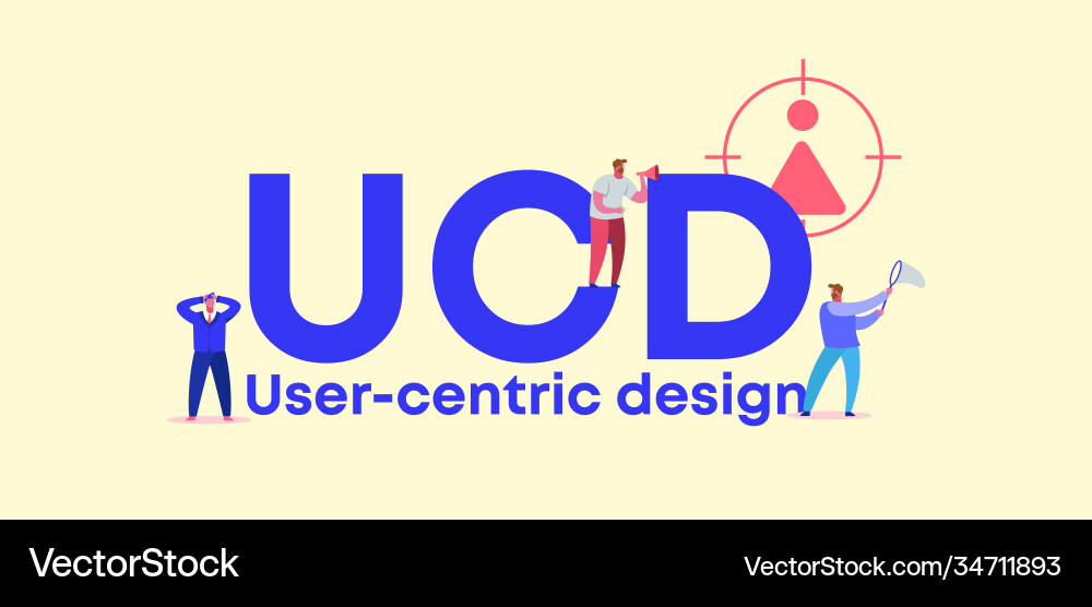 Ucd user centric design certificate site Ucd user centric design certificate site vector image