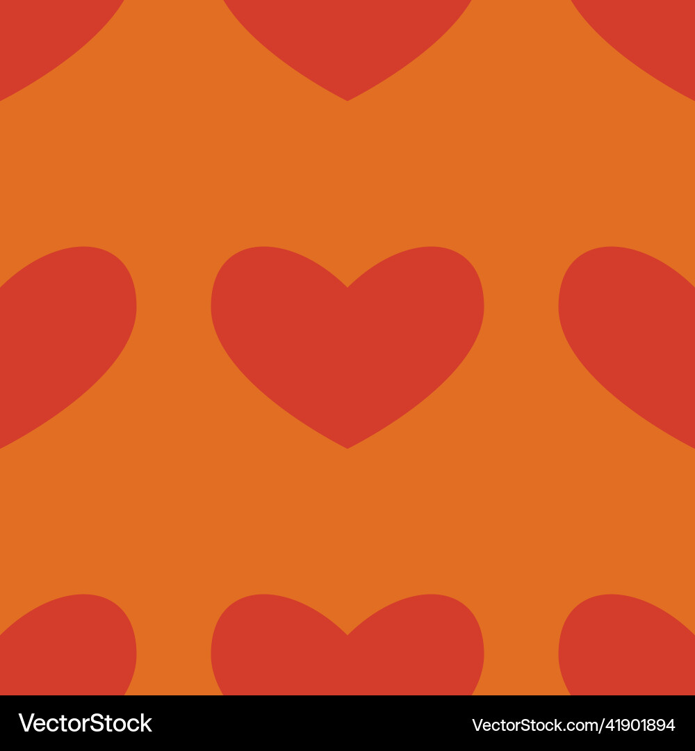 Art seamless pattern in the form of a heart Art seamless pattern in the form of a heart Vector Image