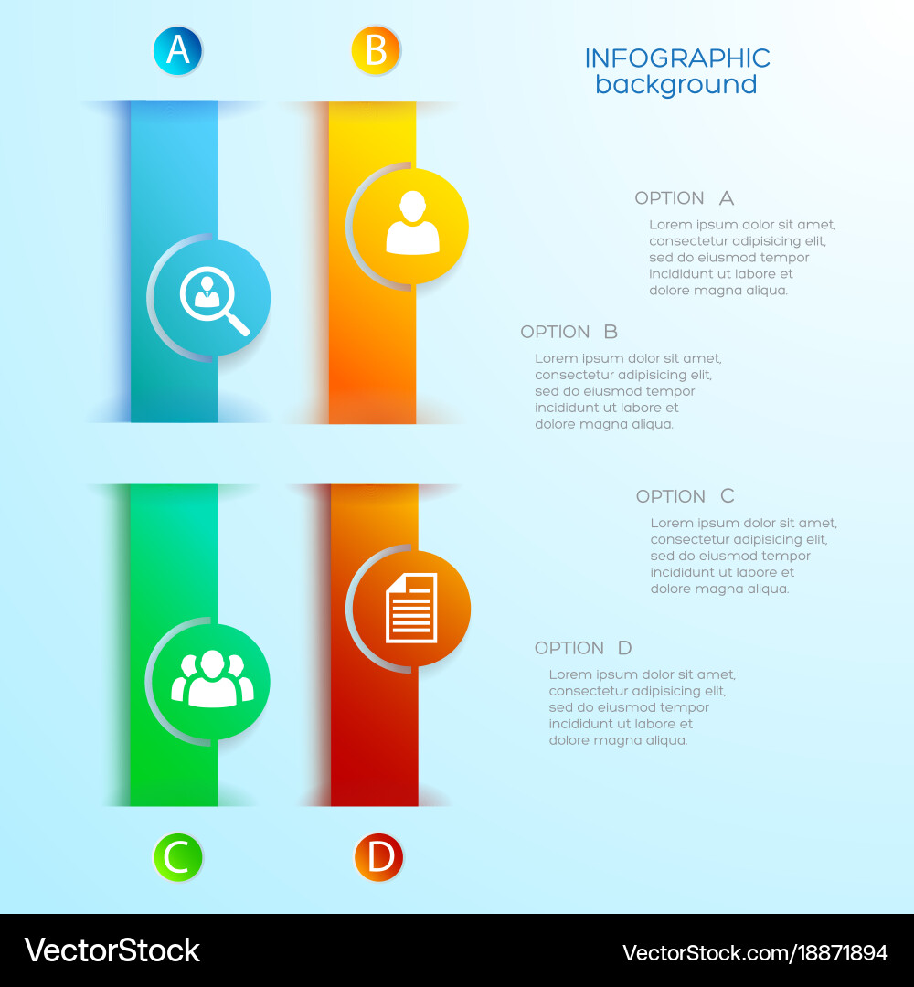 Business web infographics Vector Image