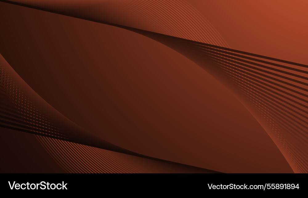 Dark orange gradient with curve line abstract Dark orange gradient with curve line abstract Vector Image