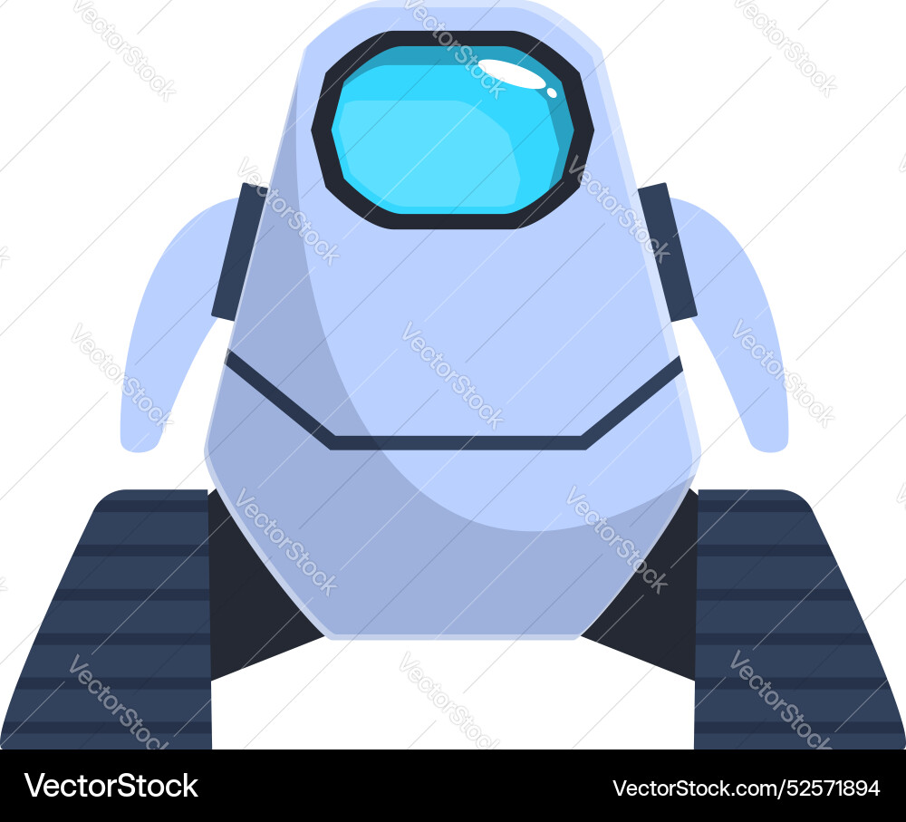 Futuristic robot exploring new planets Futuristic robot exploring new planets Vector Image