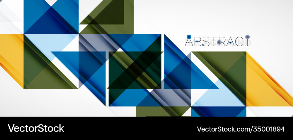 Geometric abstract background techno color Geometric abstract background techno color vector image