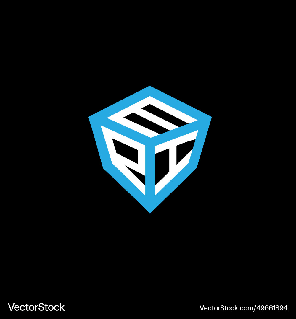 Mpi letter logo design simple and modern Vector Image