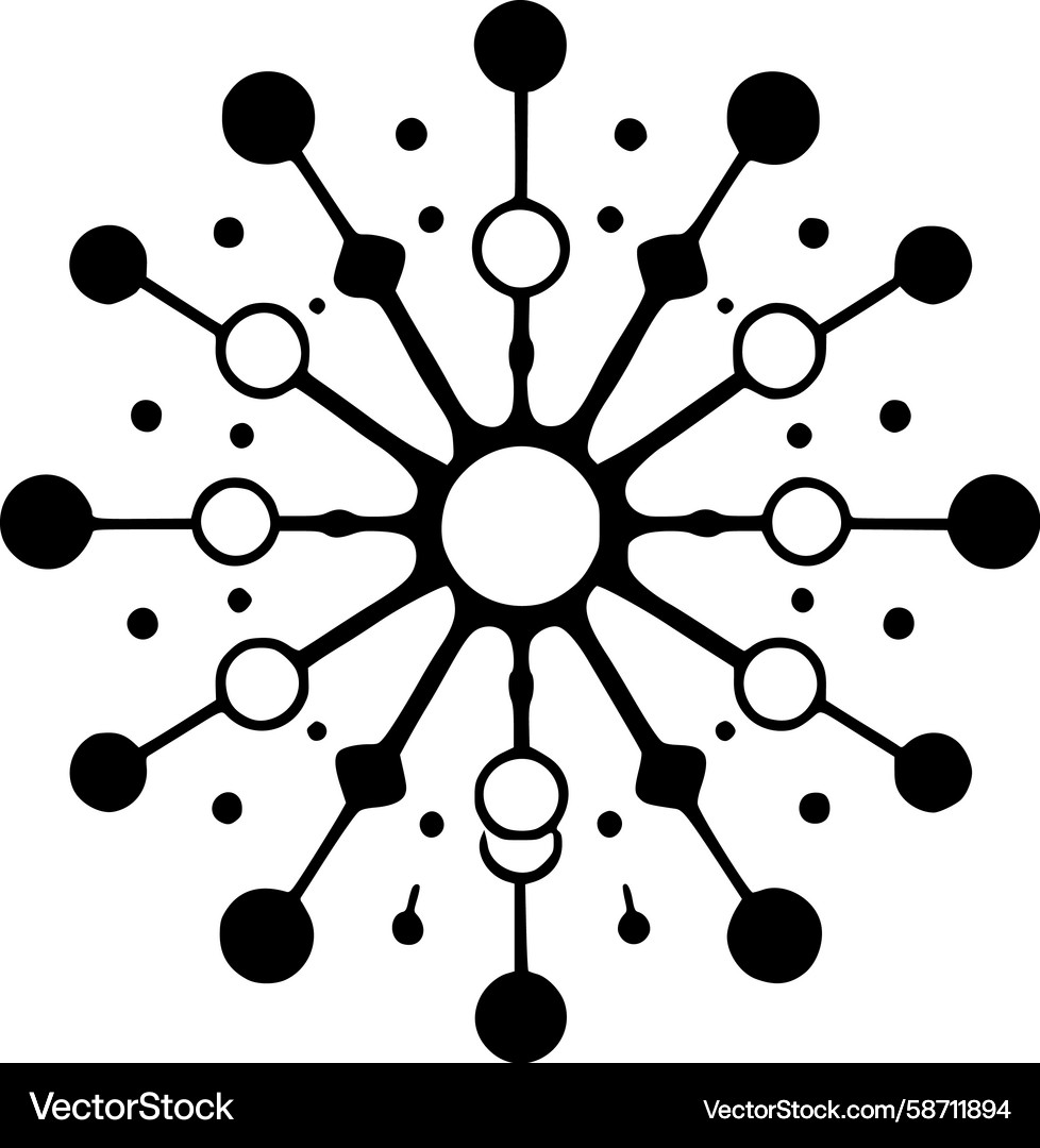 Network node icon Vector Image
