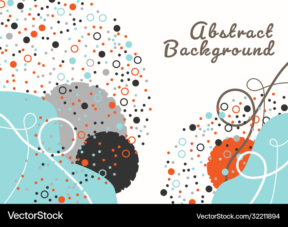 Scribble abstract design background dynamic vector image