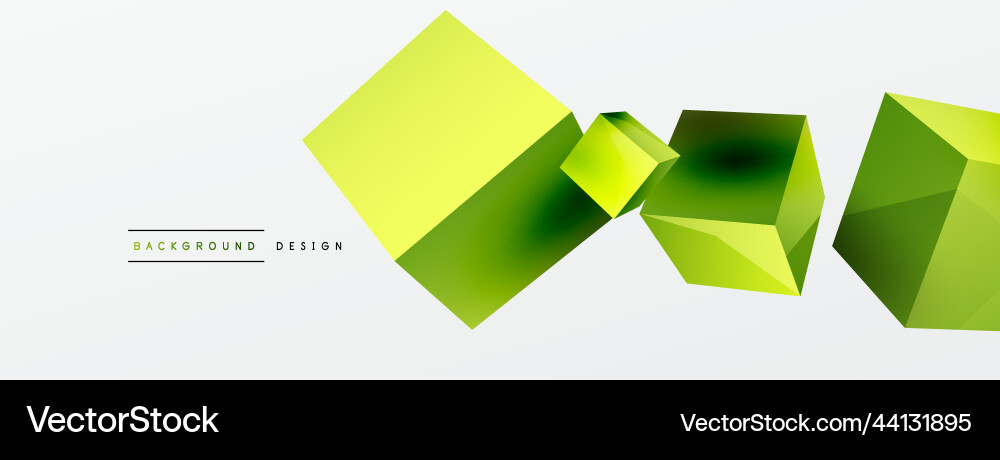 3d cubes abstract background composition 3d cubes abstract background composition vector image