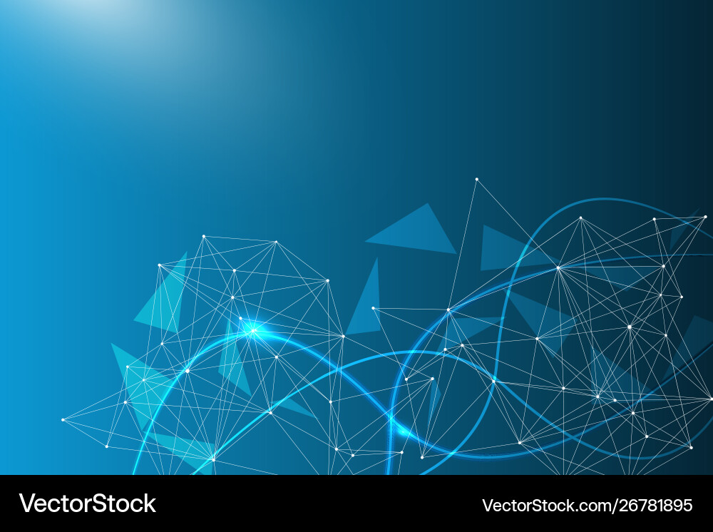 Big data visualization background modern Big data visualization background modern vector image