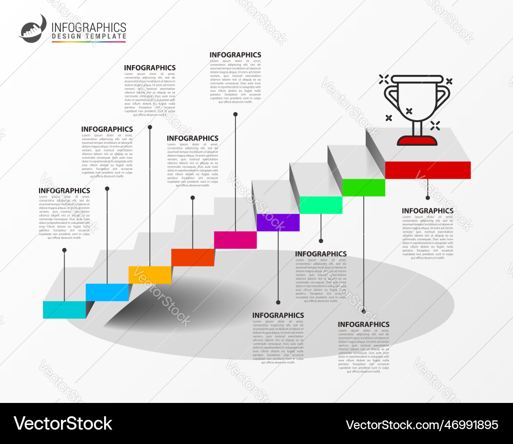 Infographic design template creative concept Infographic design template creative concept vector image