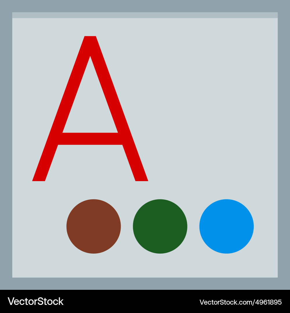 Language and input vector image